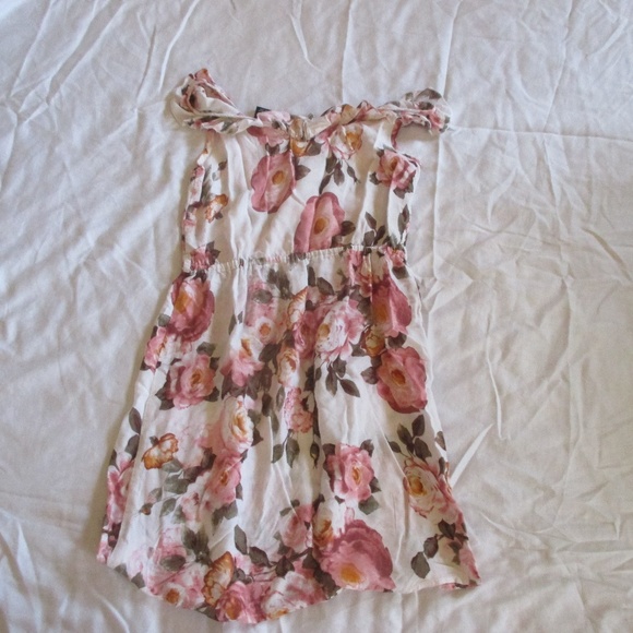 Rue21 Pink, Orange, and Brown Floral Dress - Picture 3 of 7